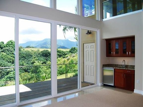 Two-story family room