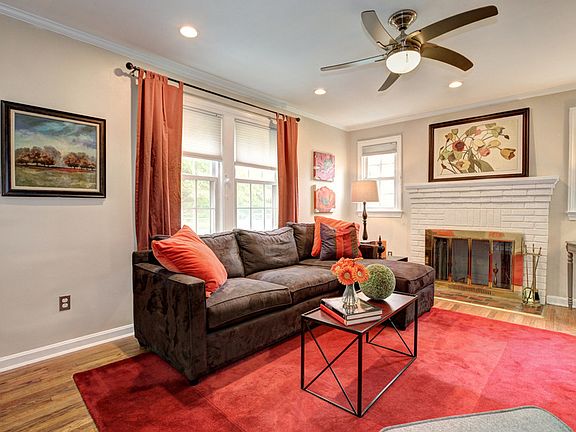 Living Room with Fireplace