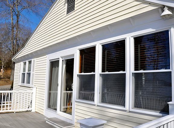 Close up of the front door