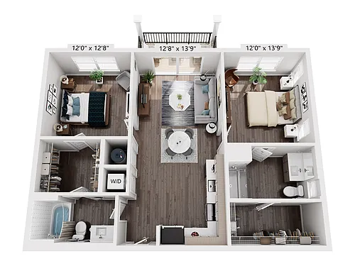 Floor plan 2A3