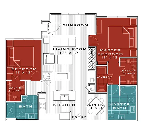 Floor plan Matisse