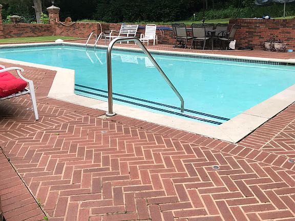 Pool view from main house