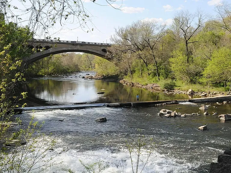 Stunning Brandywine Park and Jasper Crane Rose Garden are a half block walk.
