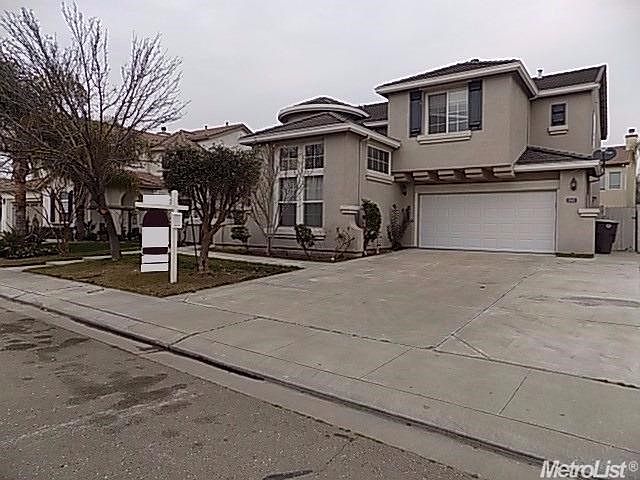 Front view with RV parking on right side