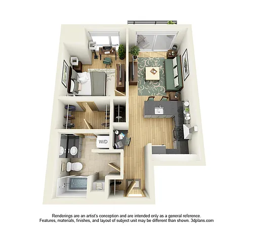 Floor plan NoLo West - A5