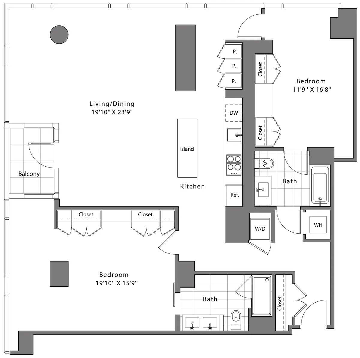 Floor plan B91