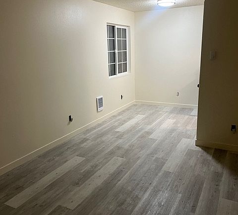 Looking into the living room from the front door