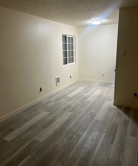 Looking into the living room from the front door