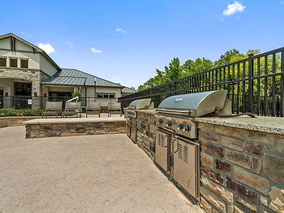 Enjoy cooking out at home at the outdoor grilling stations in Tyler, Texas.