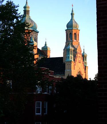 Renowned cathedral down the street