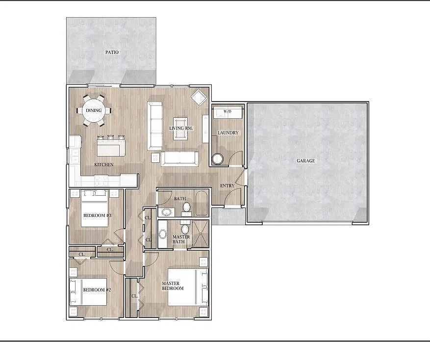 3 bed, 1208 sqft, $2,399 — Photo 2