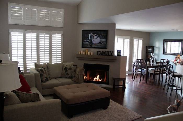 Family Room & Dining Room