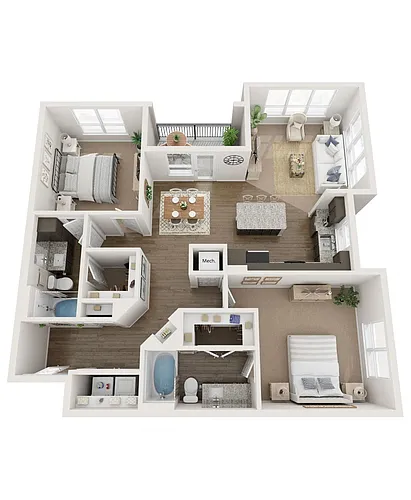 Floor plan B3