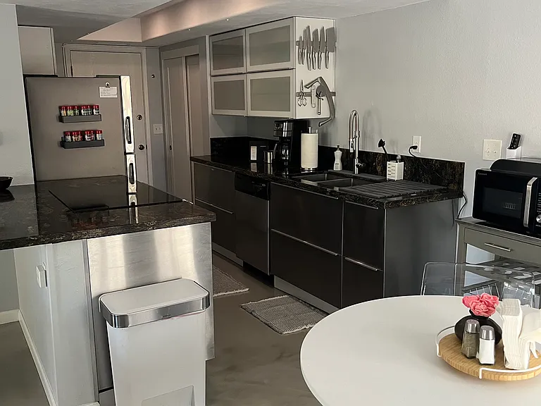 Kitchen and dining area