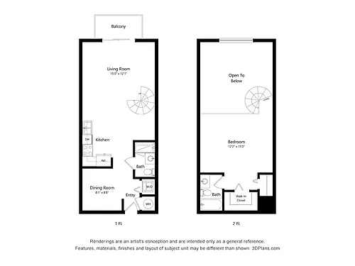 Floor plan LOFT A