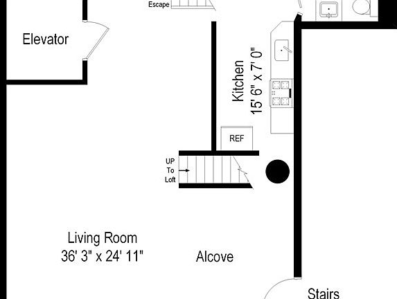 2nd image of 110 Mercer St APT 2A