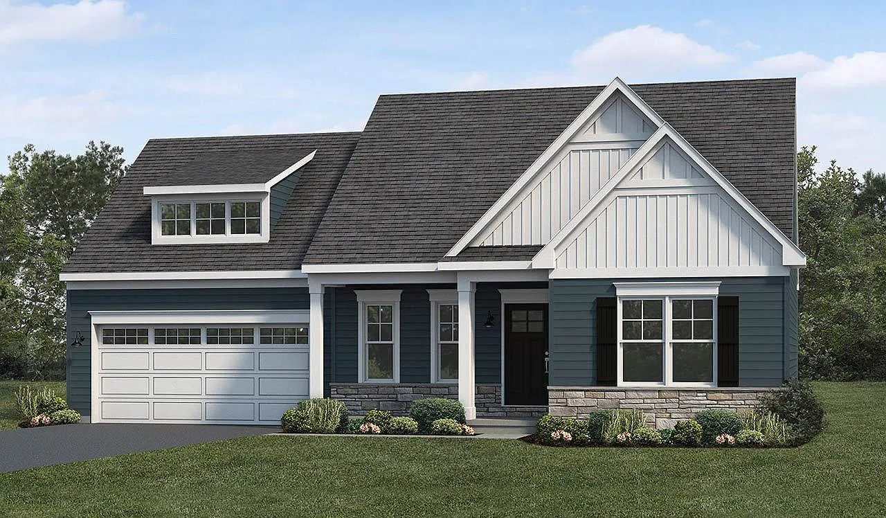 Hartford Plan, Sweetbriar 55+ Living photo 1