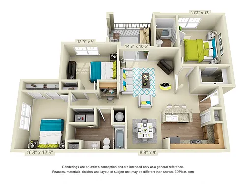 Floor plan The Station P Renovated