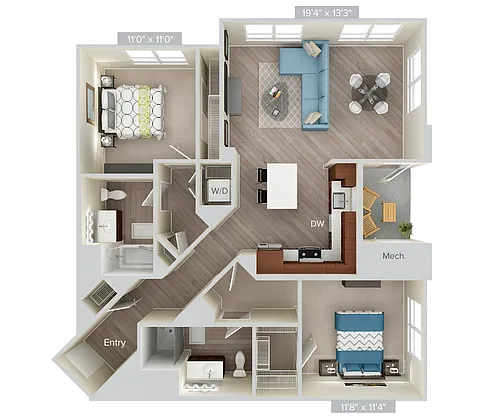 Floor plan B8-1168