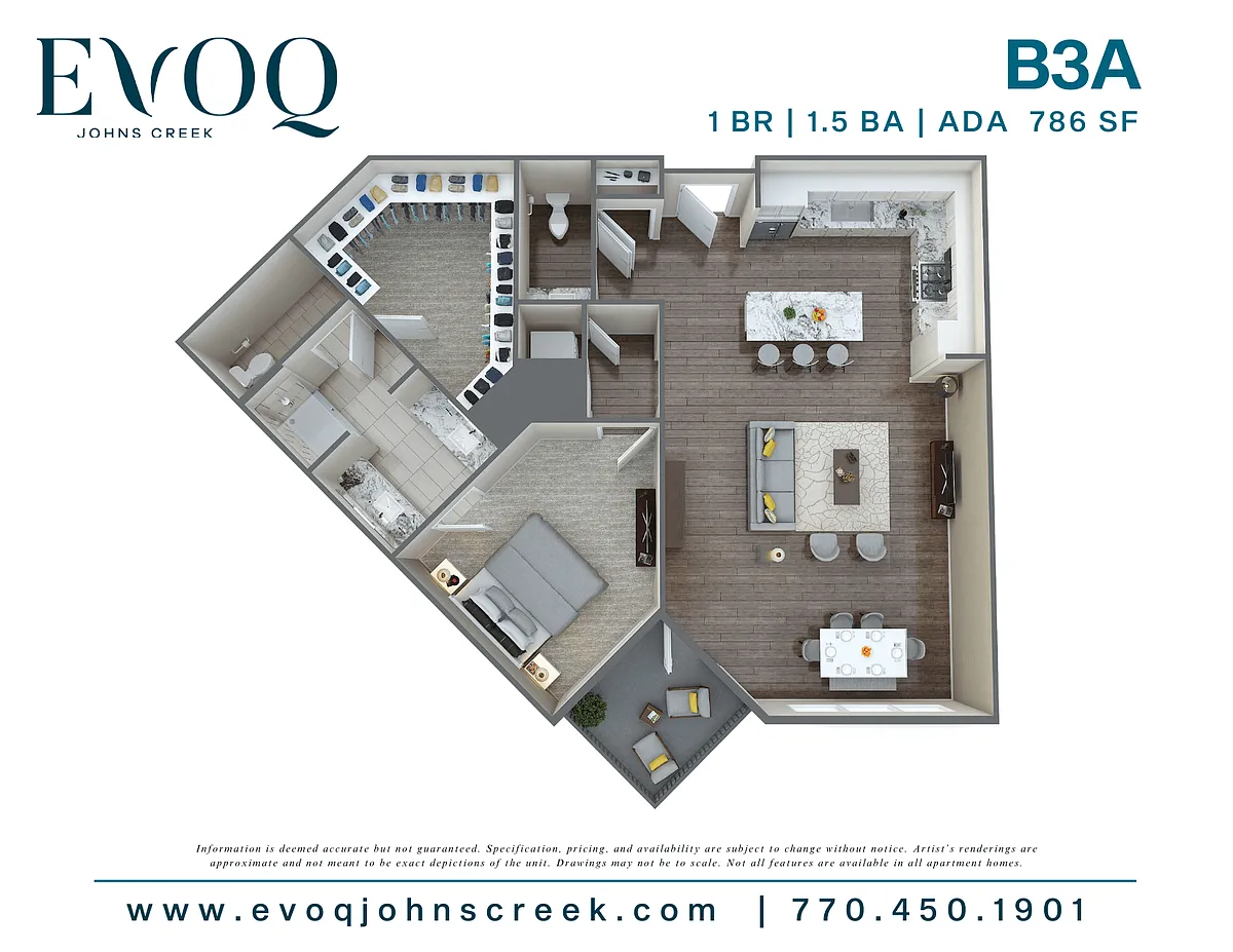 Floor plan B3a