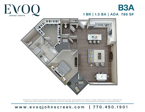 Floor plan B3a