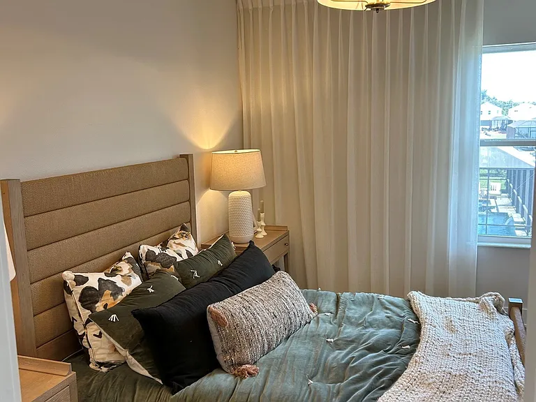 Sample of furnished bedroom
