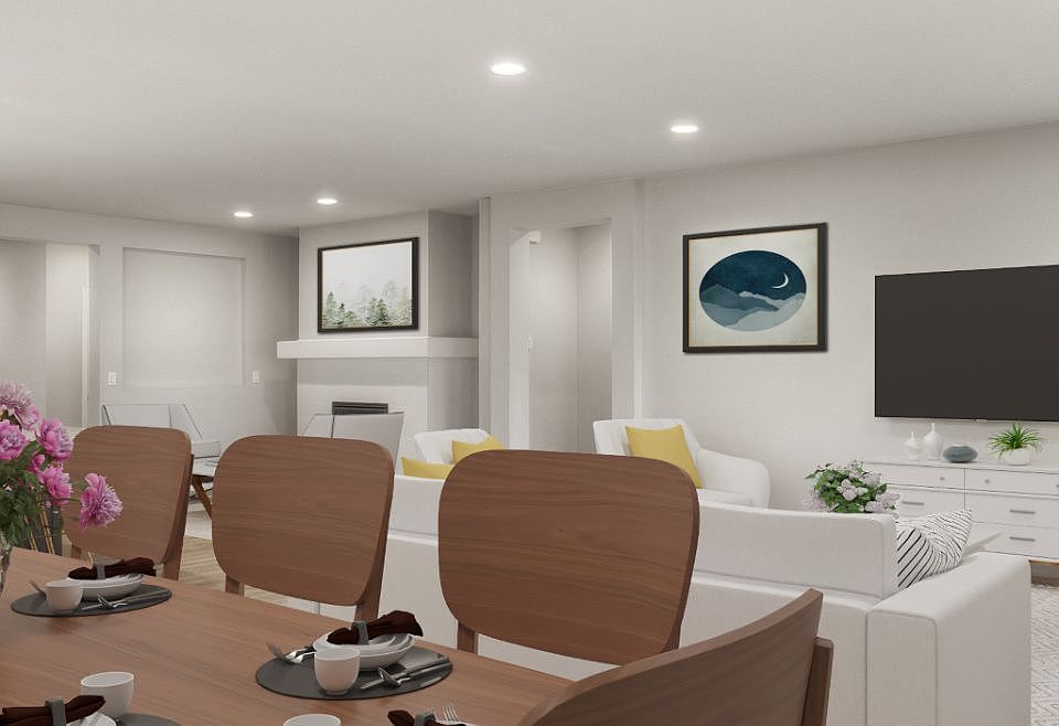 Virtually Rendered Great Room