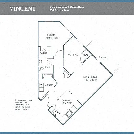 Floor plan Vincent