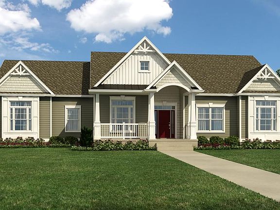 Hampton w study, side entry Elevation