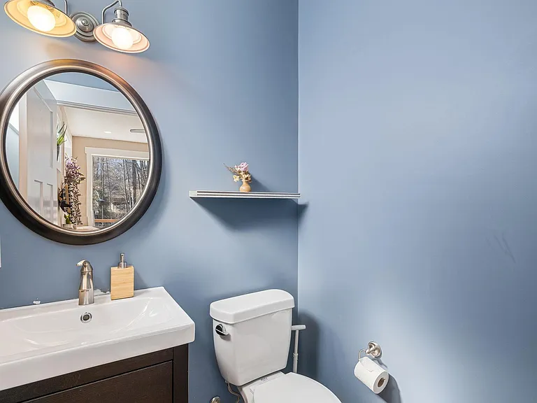 Powder room on main level