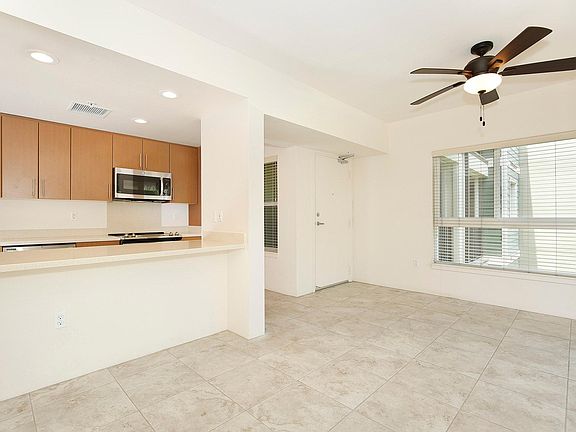 Living room view facing kitchen.
