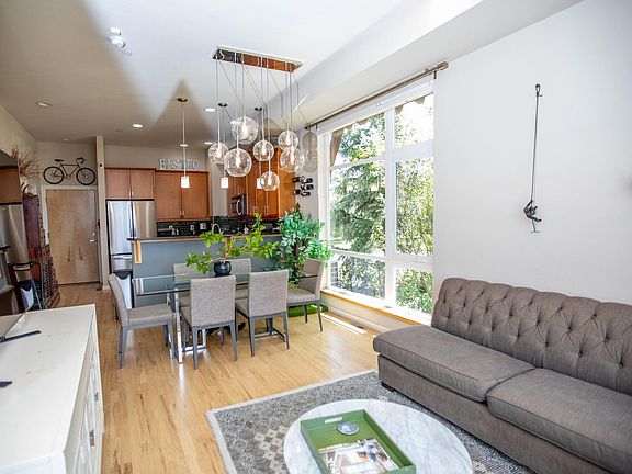 Living Area - Dining Area - Kitchen