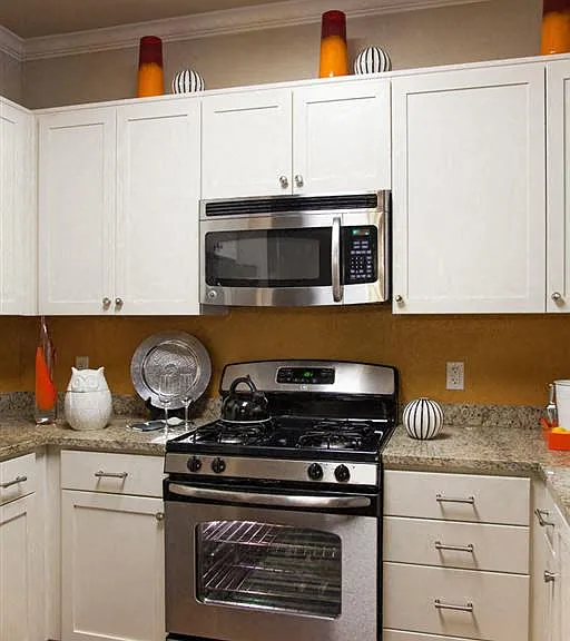 Stainless steel appliances in select homes give your kitchen a sleek modern feel