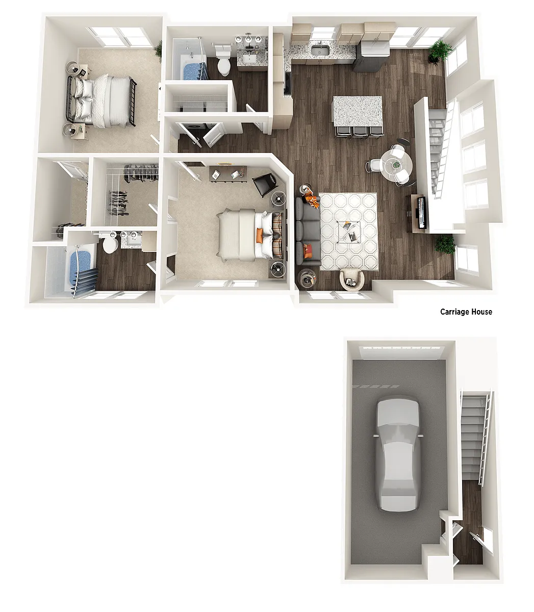 Floor plan Carriage House