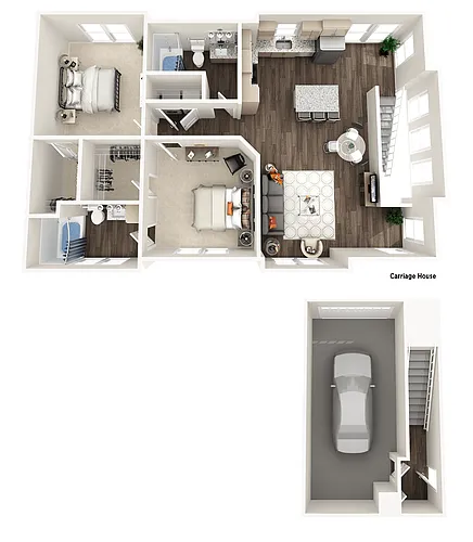Floor plan Carriage House