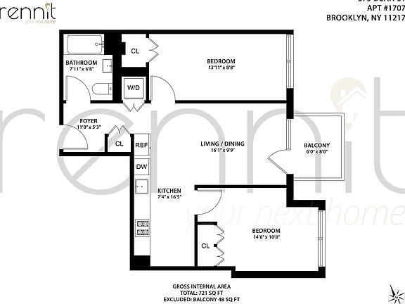 2nd image of 375 Dean St APT 1707