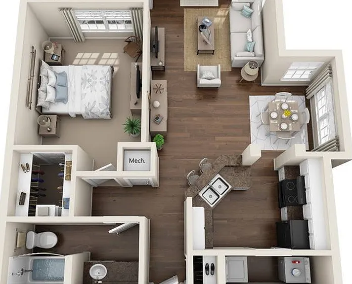 1 Bedroom | 1 Bath | 787 SF 1 Bedroom | 1 Bath | 787 SF