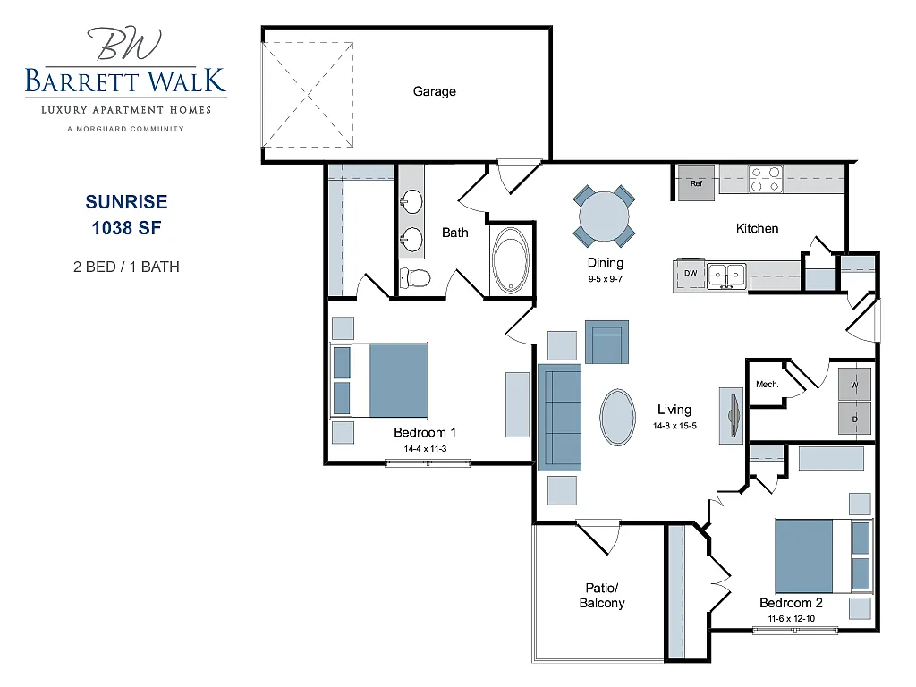 Floor plan Sunrise