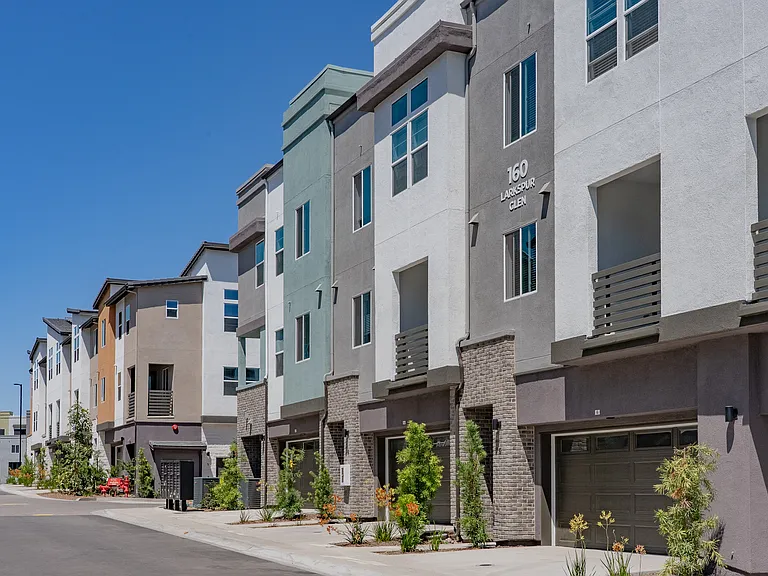 Townhomes with attached garage and direct access to home