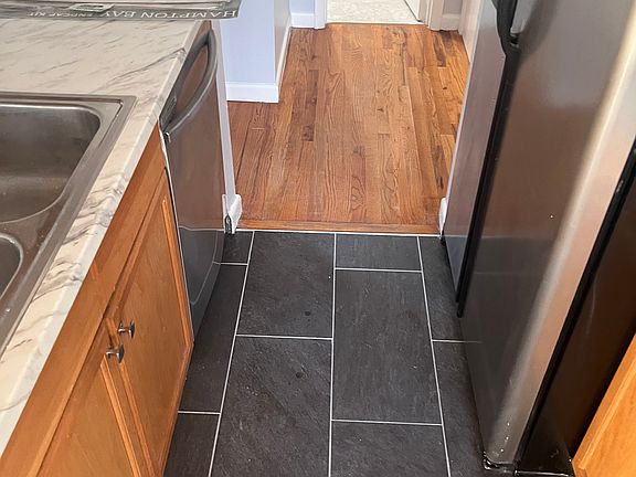 New kitchen/dining floors