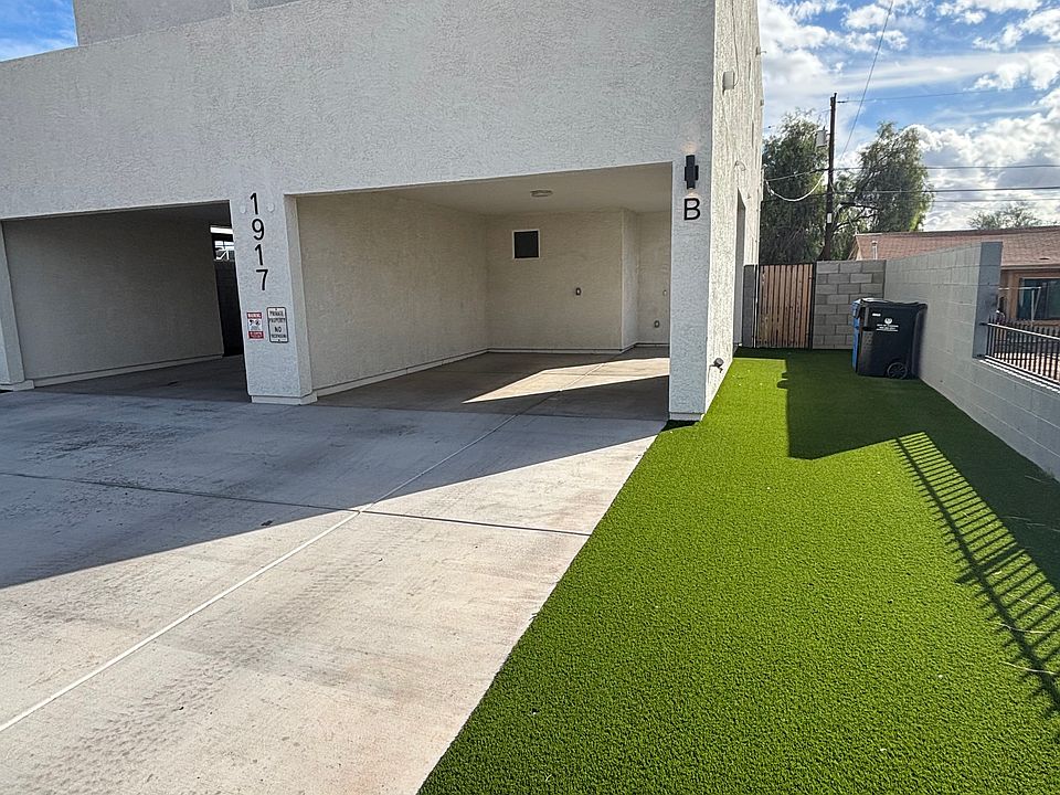 View of the 2-car carport