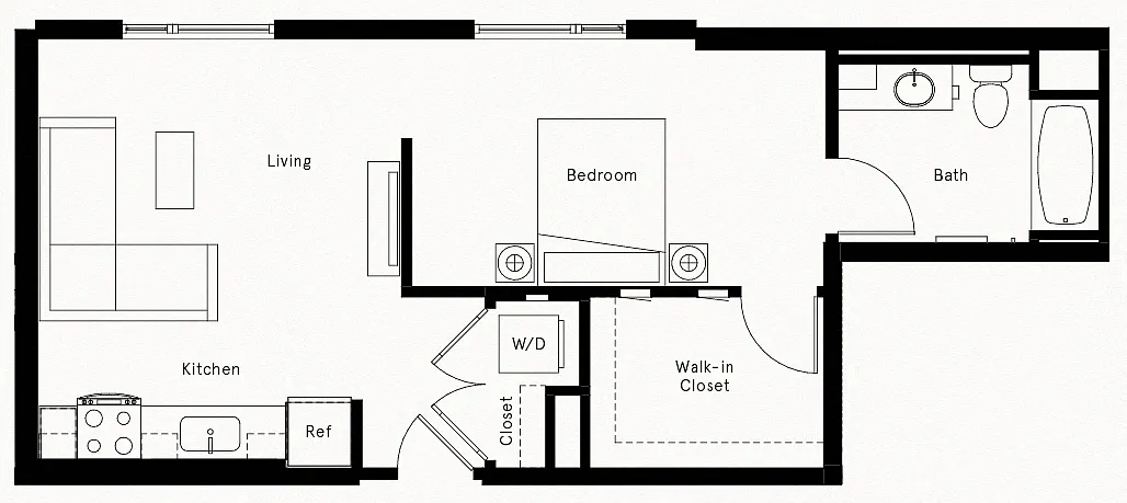 Floor plan Studio-C2