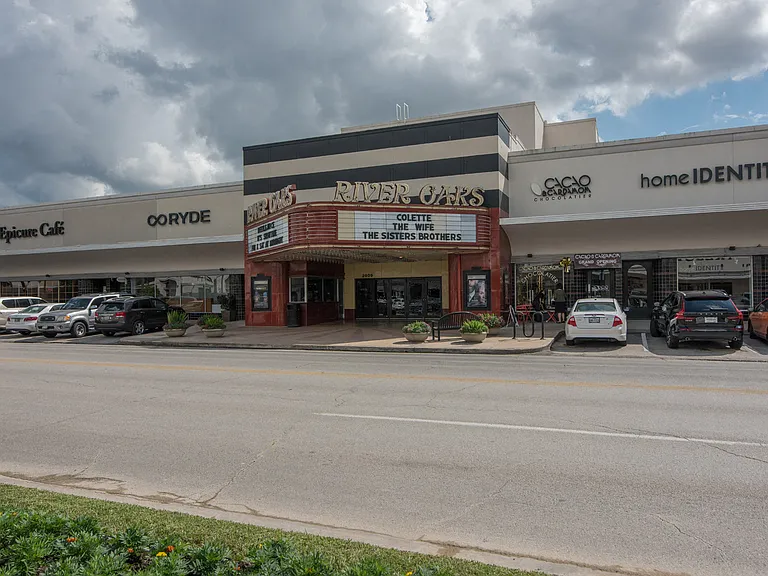 Catch a movie at the River Oaks movie theater