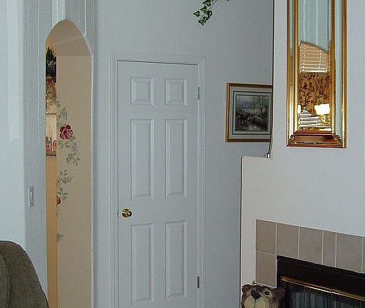 Looking from front entry