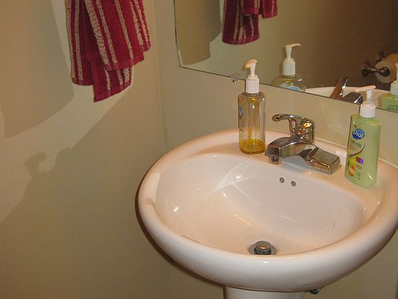 Main floor half bath
