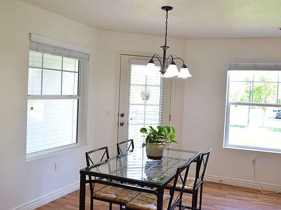 Dining Area with Porch Entry (living room area is on the right)