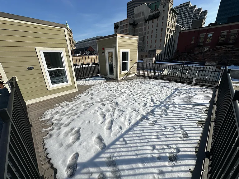 Rooftop deck