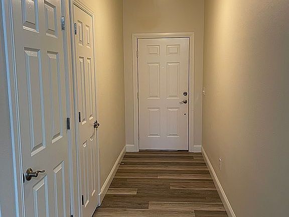 Entranceway with 2 closets