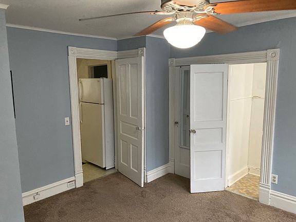 Bedroom to bathroom & kitchen entry.