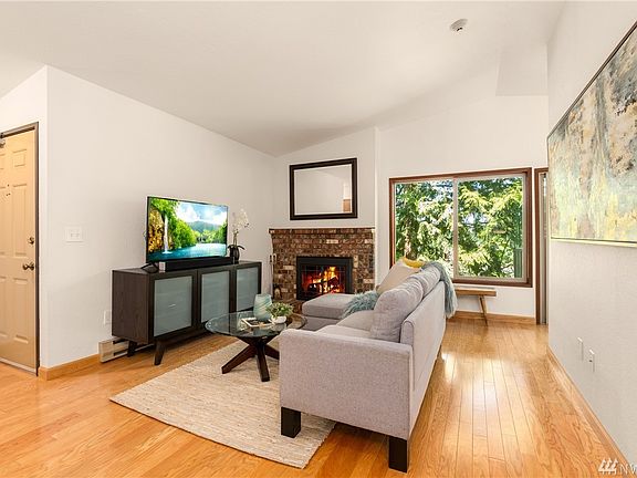 Vaulted ceilings offer architectural interest.